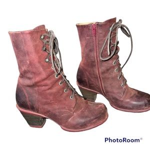 John Fluevog Hopefuls Serene burgundy